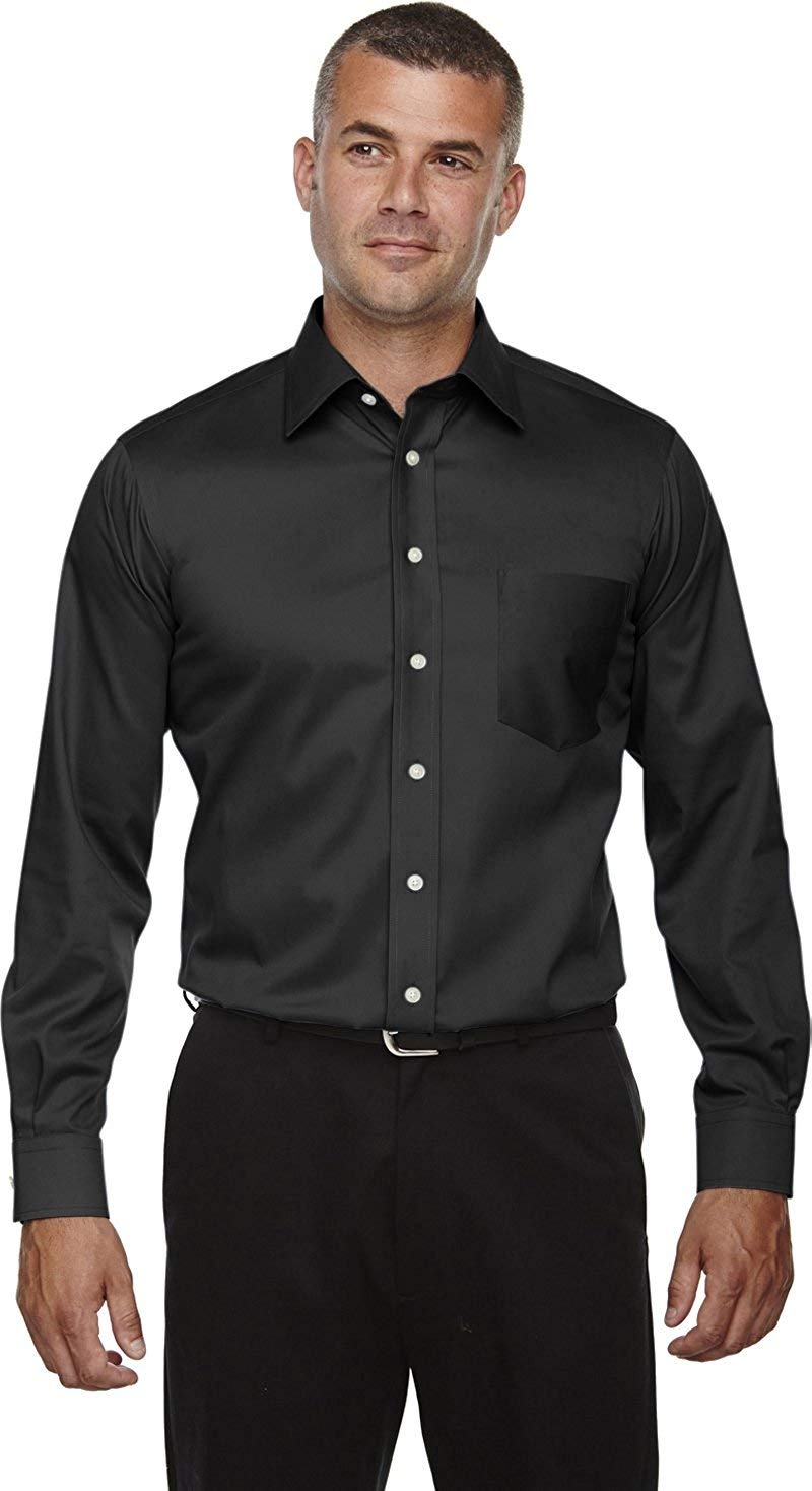 Mens Tall crown Woven collectionSolid Stretch Twill - BLAcK - XLT(D0102H7NVFJ)
