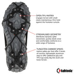 Kahtoola EXOspikes Footwear Traction - Black - X-Large