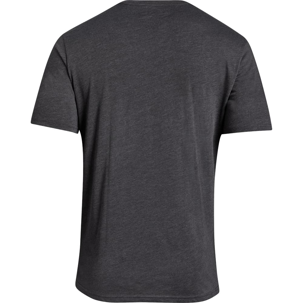 Under Armour Men's Global Foundation Short-Sleeve T-Shirt , Charcoal Medium Heather (019)/Black, XX-Large
