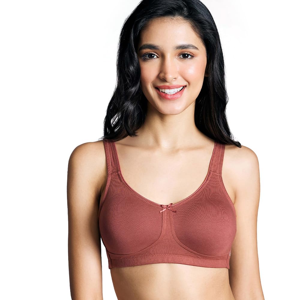 Nykd (Nyb105 Cotton Non Padded & Non Wired Everyday Bra For Women | Full Coverage Bra With No Sweat & Breast Separating Feature 