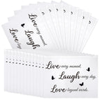 100 Pcs Inspirational Gifts for Girls Women Travel Cheer Makeup Bag Bulk Loved Quotes Cosmetic Bags with Zipper Thank You Encour