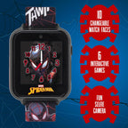 Marvel Spider-Man Kids Smart Watch - Touchscreen Interactive Watch with 10 Customizable Clock Faces, Built-in Camera, Video Reco