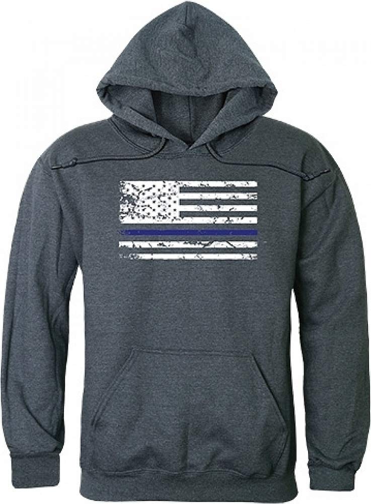 Graphic Pullover, Thin Blue Line, HCH, M
