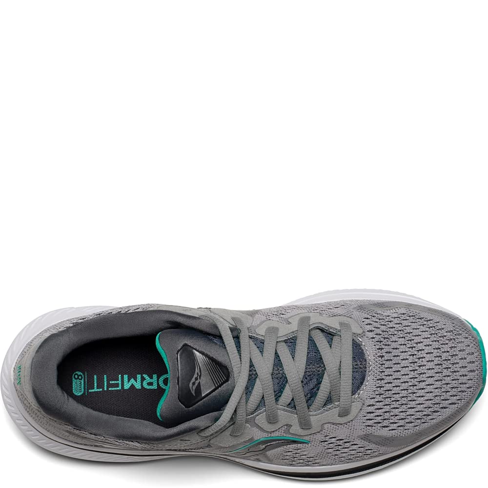 Saucony Women's Omni 20 Running Shoe, Alloy/Jade, 8.5