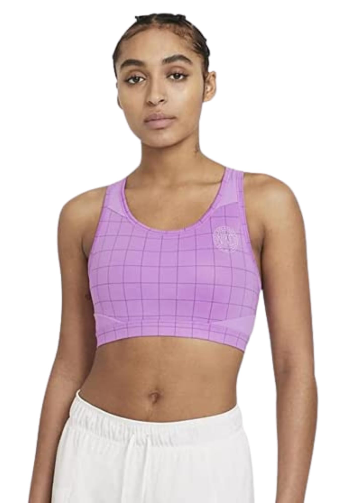 Nike Polyester Wire Free Asw Swsh Femme Aop Rib Bra Sports Women Running Sports Bras