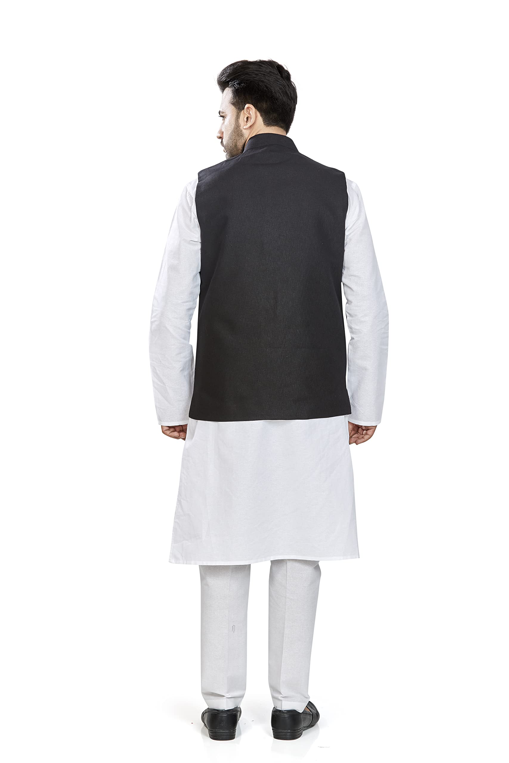 BE ACTIVE Mens Linen Blend Nehru Jacket With Mandarin Collar || Ethnic Koti For Men || Men Koti Formal|| Men Koti Wedding (RFKT