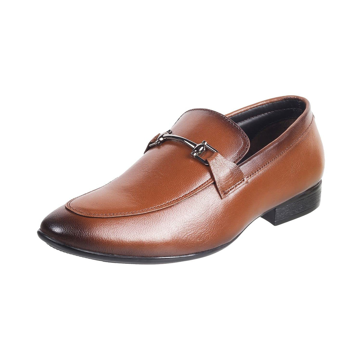 Mochi Mens Leather Tan Mocassin (Size (9 UK (43 EU)) 9-43
