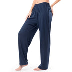 Fruit of the Loom Women's Breathable Tank Top, Pant, and Cardigan Sleep Set, Midnight Blue, Medium