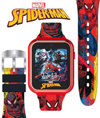 Spider-Man Kids Smartwatch - Interactive LED Screen with 10 Custom Watch Faces, Camera, Games, Alarm, Step Tracker & More - Fun