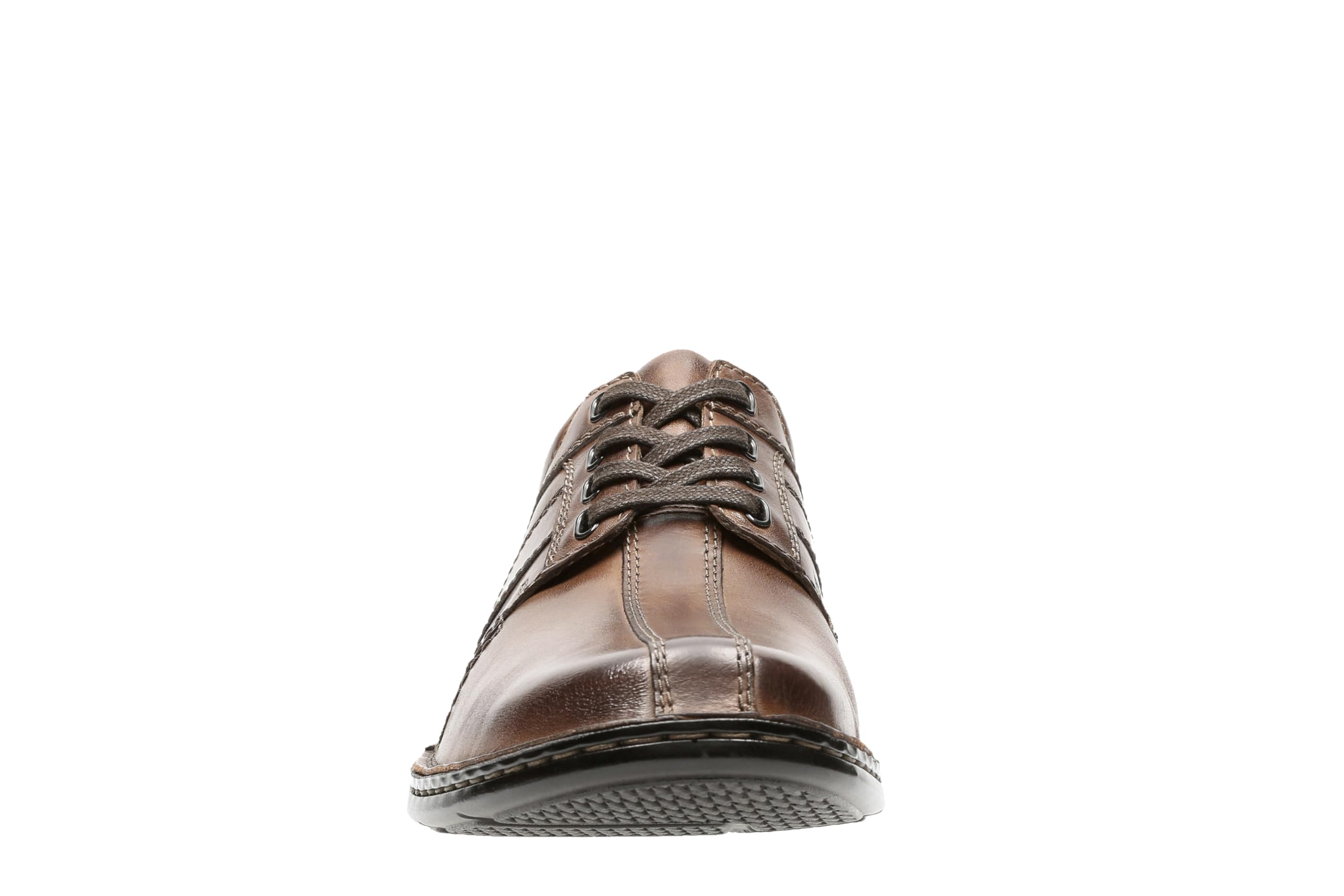 Clarks Men's Touareg Vibe Oxford, Brown Leather, 10 W US