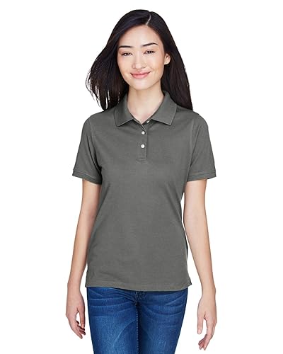 Ladies 56 oz Easy BlendPolo - WHITE - XS(D0102H763SP)