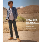 Wrangler Boys' Straight Fit Jean, Sunkissed