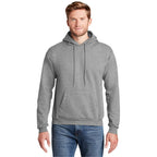 Unisex Ecosmart 5050 Pullover Hooded Sweatshirt - WHITE - S(D0102H7METX)