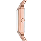 Fossil Women's Raquel Quartz Stainless Steel Three-Hand Watch, Color: Rose Gold (Model: ES5271)