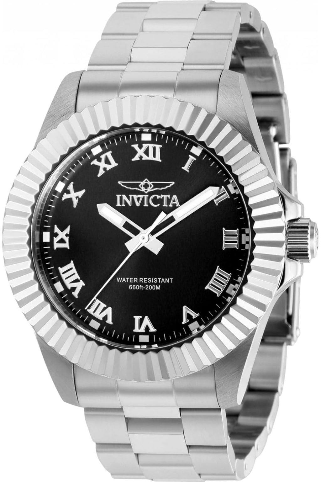 Invicta Men's 37404 Pro Diver Stainless Steel Black Dial 44MM Case 200M WR Watch