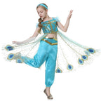 Dressy Daisy Arabian Princess Costume Halloween Party Fancy Dress Up Belly Dance Wear Outfit for Toddler Girls