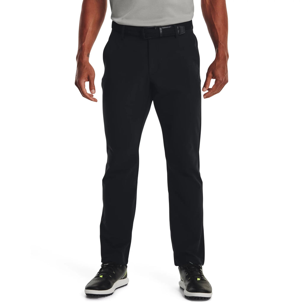 Under Armour Men's Straight Leg Tech Pants, (001) Black/Black/Black, 34/34