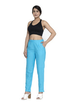DIGITAL SHOPEE Womens Regular Fit Casual Pants (DS-TC1-TURQUS-XL_Turquoise