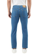 INKD Mens Contrast Stitch Stretchable Regular Fit Jeans