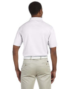 Mens 4 oz Polytech Polo - WHITE - 5XL(D0102H7YX2T)