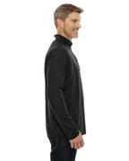 Mens Radar Quarter-Zip Performance Long-Sleeve Top - BLK TRU ROYAL - L(D0102H7K876)