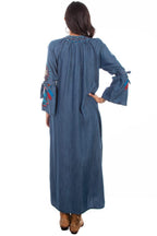 DREAM CATCHER EMB DENIM DUSTER