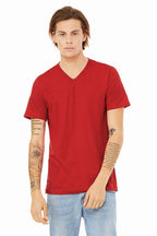 Unisex Jersey Short-Sleeve V-Neck T-Shirt - TRUE ROYAL - XS(D0102H7WBIX)