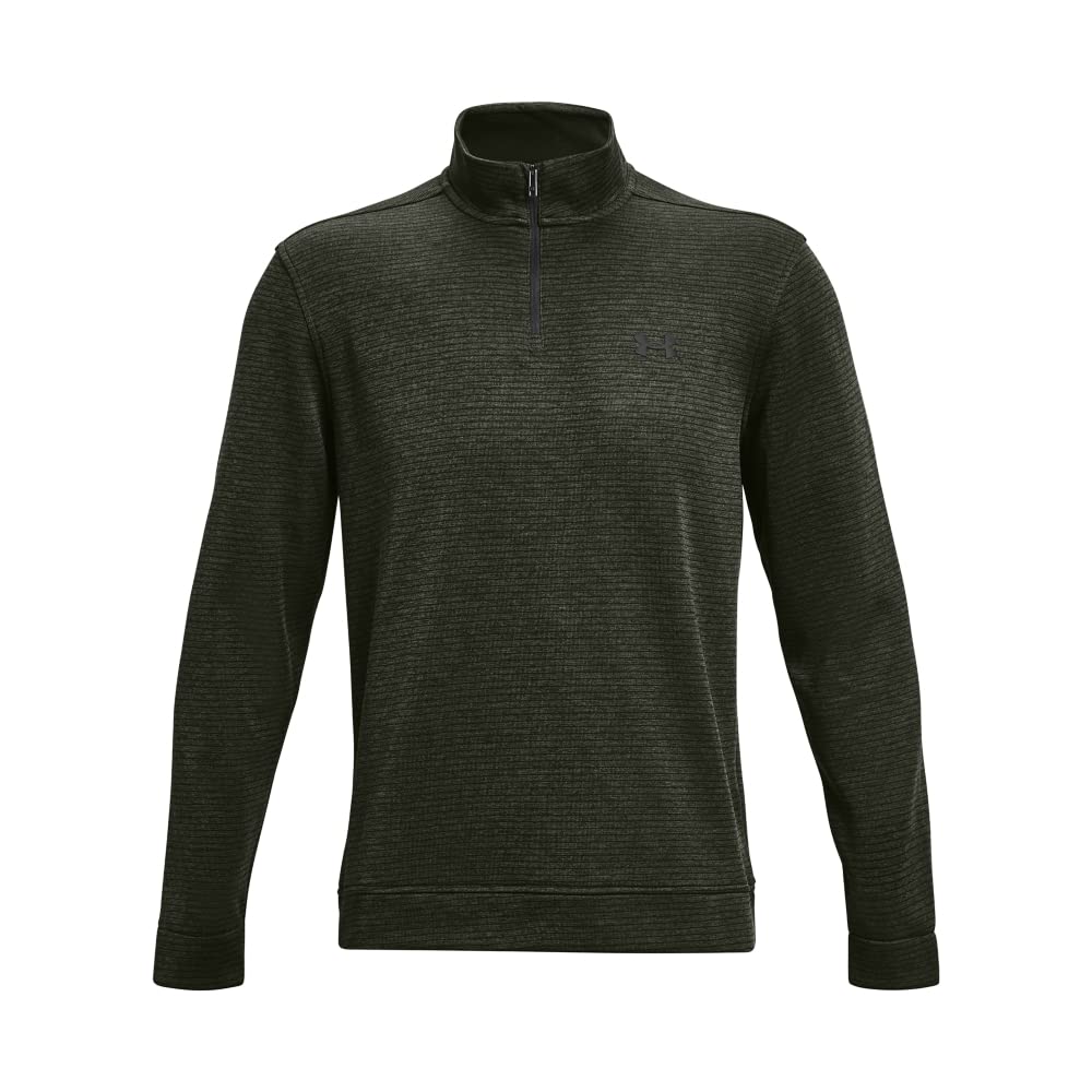 Under Armour Mens Storm SweaterFleece Quarter Zip, (310) Baroque Green / / Black, XX-Large