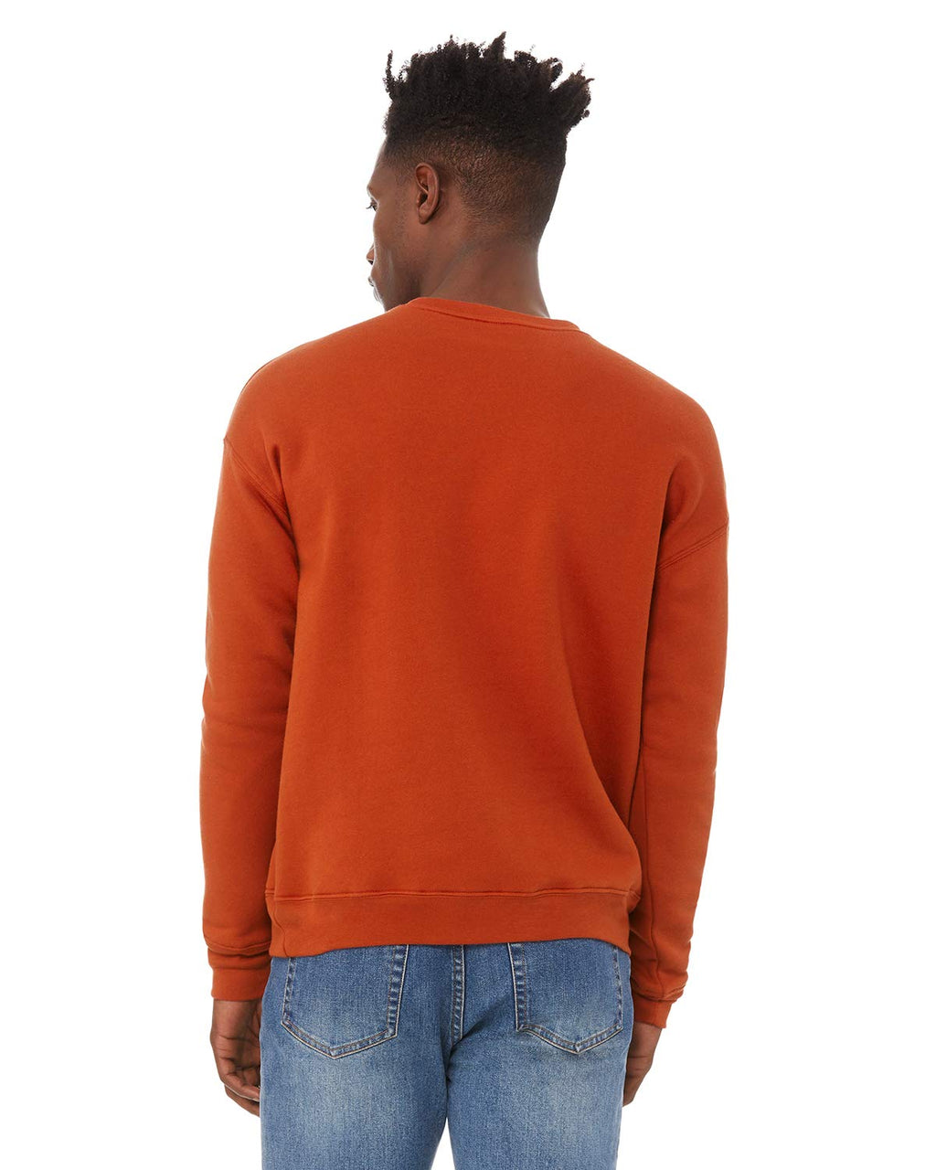 Unisex Drop Shoulder Fleece - WHITE - XS(D0102H7W9EJ)