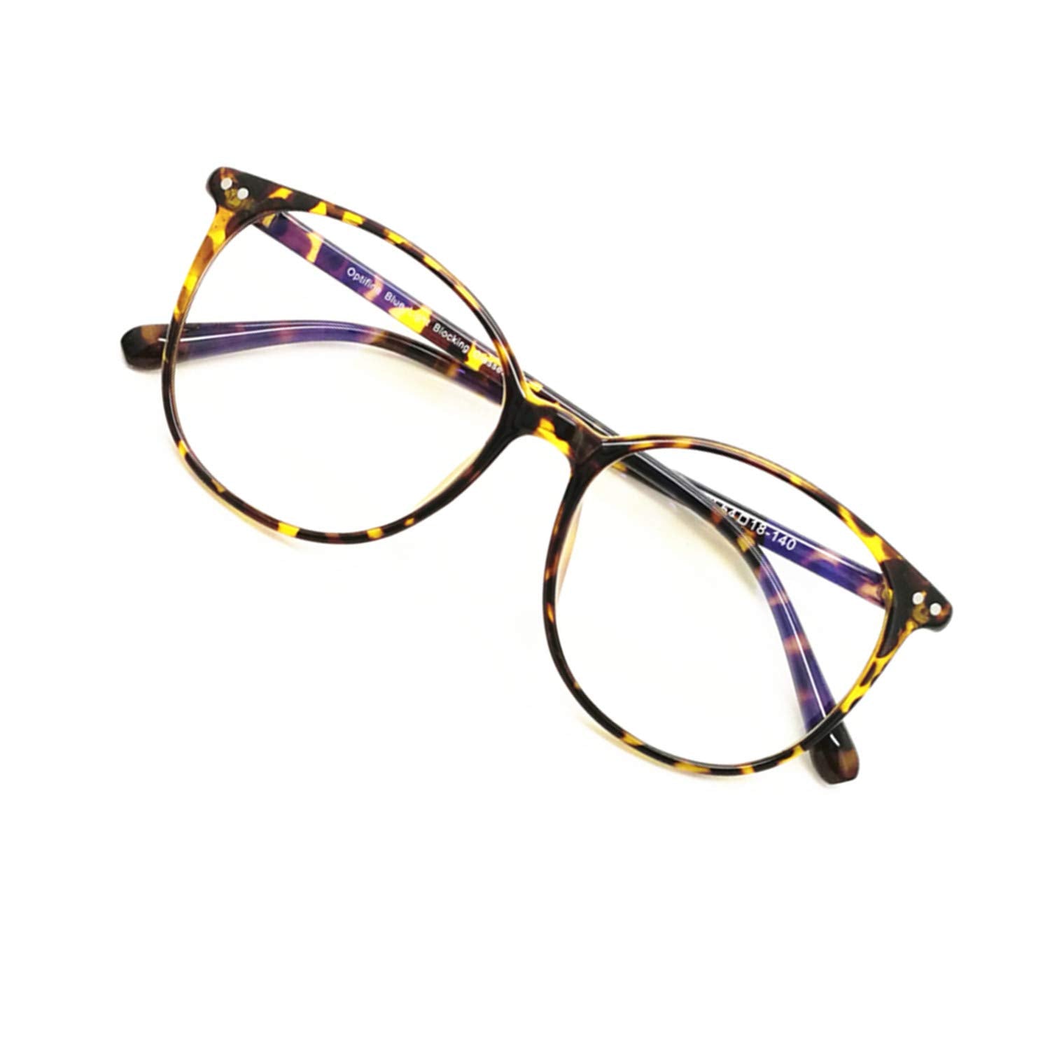 Reading glasses Anti Blue Light Blocking Reader Oversized Frame for Women Men for Mid Big Face Anti Eyestains Tortoise +025
