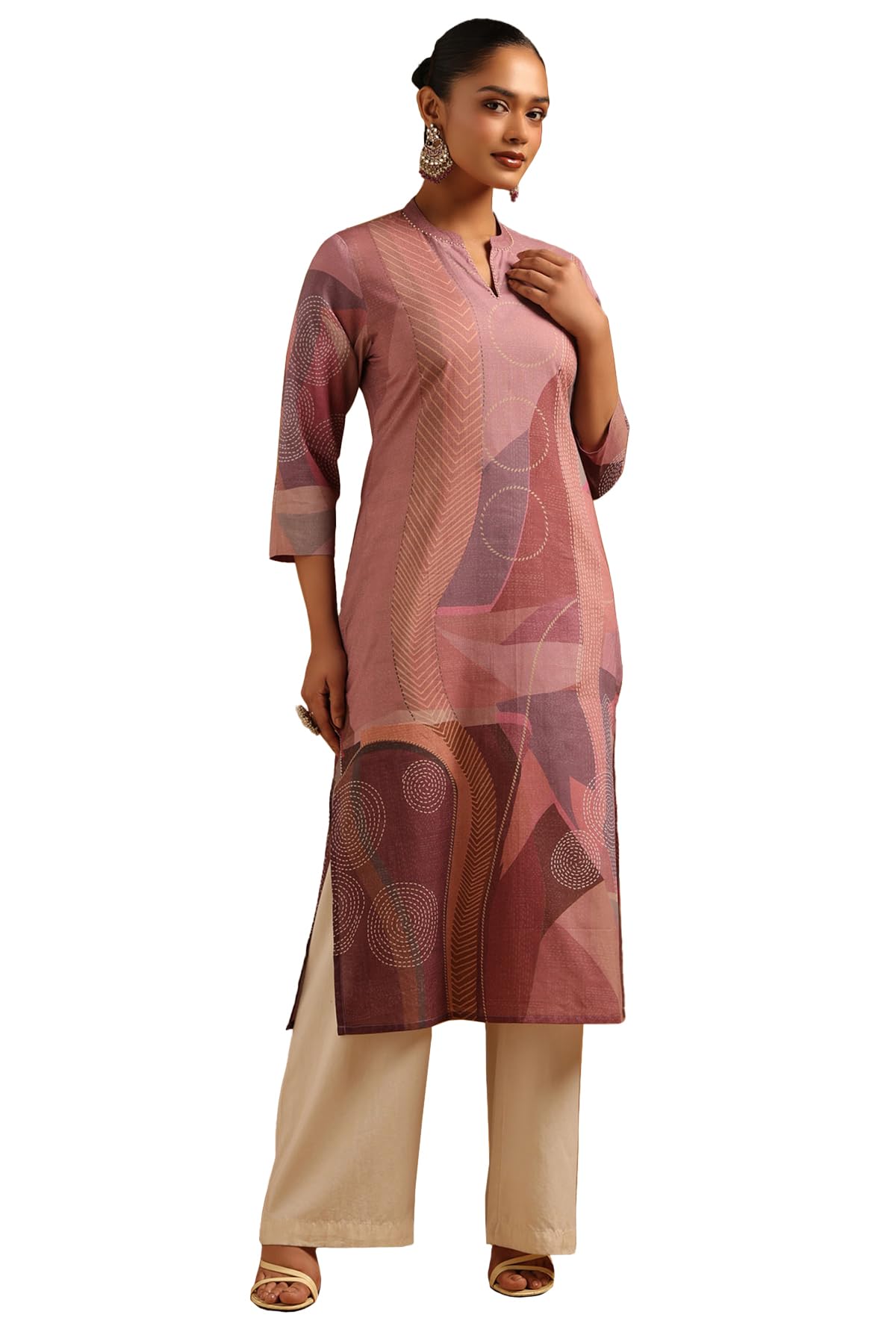 Soch Women Cotton Abstract Kurta