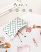 Narwey Small Makeup Bag for Purse Travel Makeup Pouch Cosmetic Bag Zipper Pouch Bags for Women