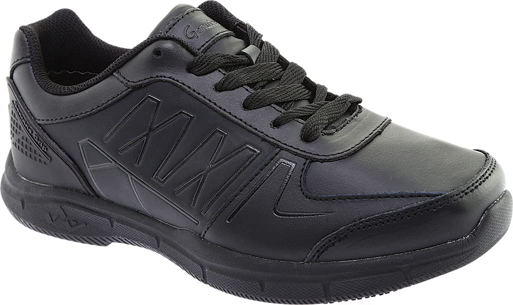 Genuine Grip 160-8W Womens Black Slip-Resistant Athletic Work Shoes - Size 8