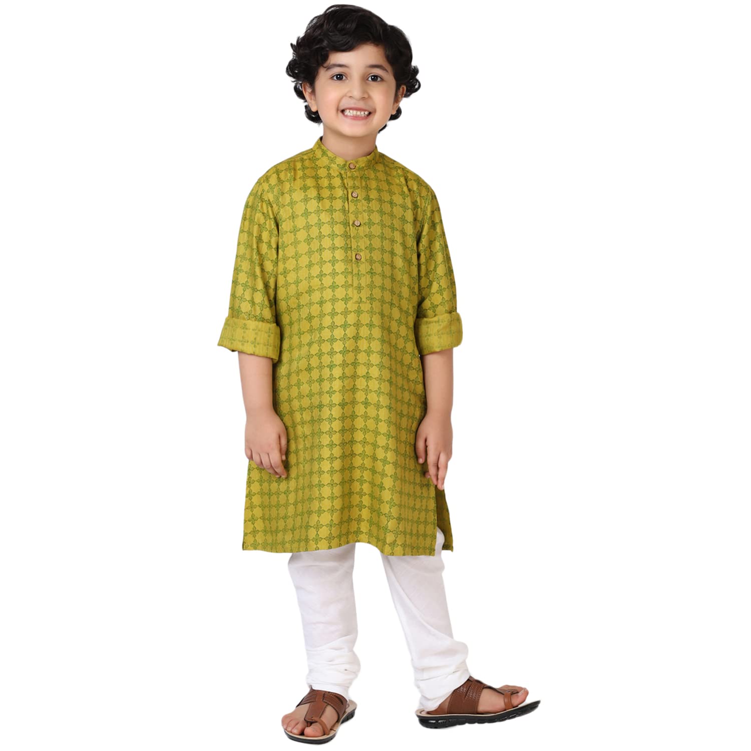Fabindia Kids Regular Churidar Cotton_6-8Y