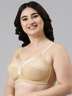 Enamor A017 Super Contouring M-Frame Full Support Bra - Supima Cotton, Non-Padded, Wirefree & Full Coverage