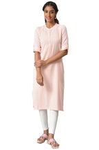 Aurelia Women'S Cotton Regular Kurta (22Aua13370-703596_Peach