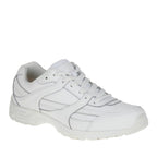Genuine Grip 1115-5M Mens Slip-Resistant Work Shoes  White Leather - Size 5
