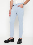 AVANOVA Regular Casual Mens Formal Trouser Pant 120_Sky Blue