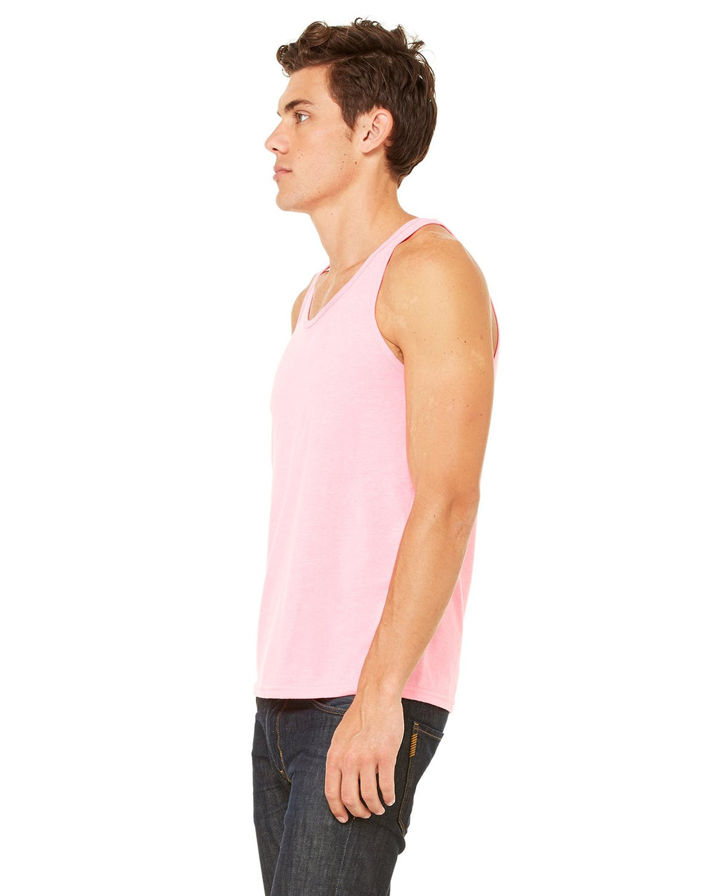 Unisex Jersey Tank - NEON BLUE - XS(D0102H7WSRP)