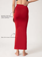 Nykd Seamless Spandex Saree Shapewear For Women Petticoat/Peticote Saree Shapewear, Nysh01, Red(Dalhia), Xxl, 1N