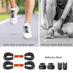 UpUGo Elastic Shoe Laces, 1 Pair No Tie Shoe Laces Tieless for Kids, Adults, Elderly, One Size Fit All