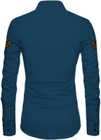 Kadiyu Double Pocket MenS Casual Shirt - Regular Fit, Solid Spread Collar, Versatile Everyday Wear, Comfortable And Stylish Desi