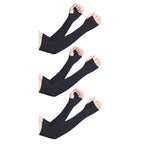 Xjarvis Men & Women Uv Protection Hand Sleeves With Thumb Hole Arm Sleeves For Unisex Sun Protection Sleeves For Running, Cricke