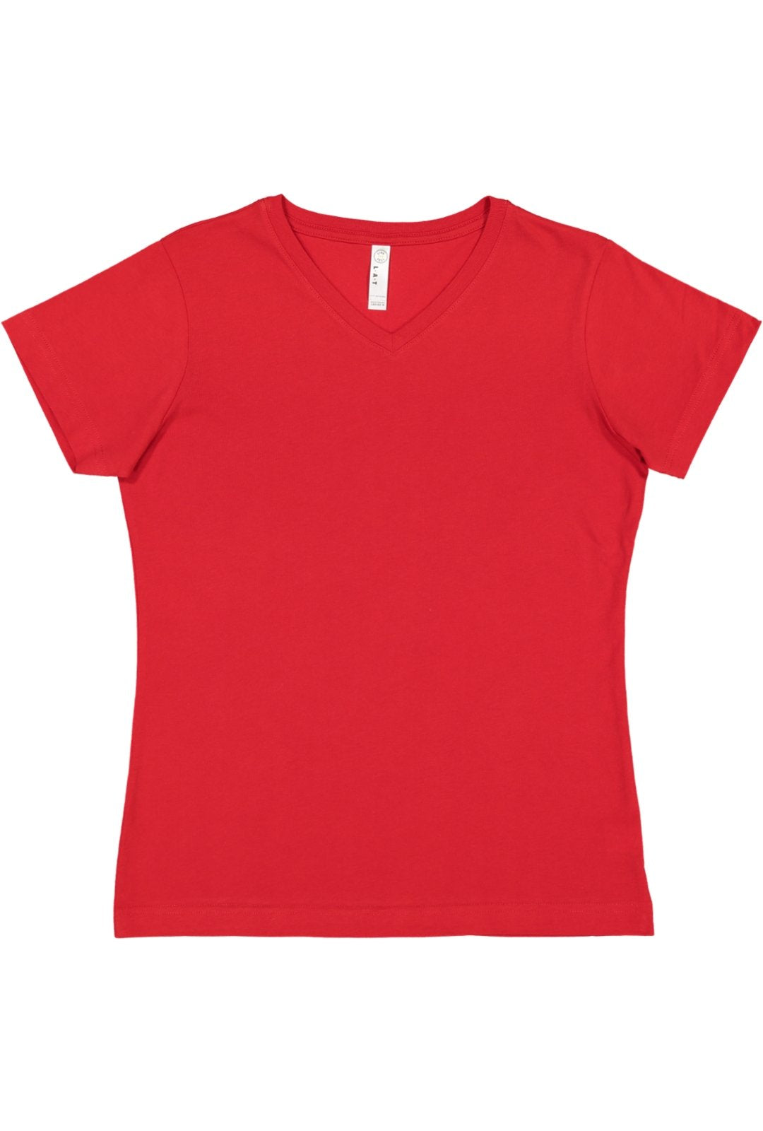 Ladies V-Neck Fine Jersey T-Shirt - BLAcK - S(D0102H7DMMP)