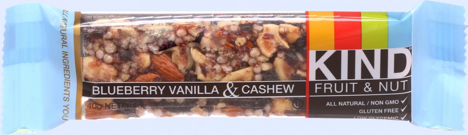 KIND Blueberry Vanilla & Cashew, 1.4 Oz