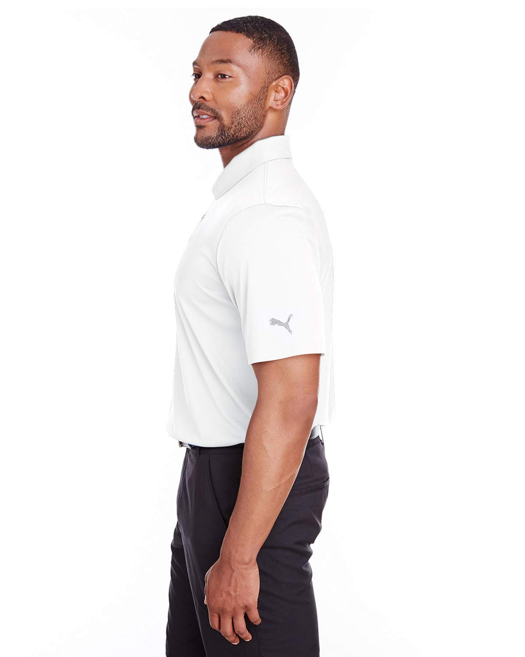 Mens Icon golf Polo - PUMA BLAcK - L(D0102H7DE4X)