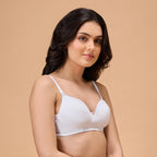 Nykd (Nyb252 Cotton Padded & Wired T-Shirt Bra For Women | Comfortable Bra With Ultra Soft Detachable Straps | Ideal For Low Nec
