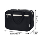 Narwey Toiletry Bag Women Large Makeup Bag Organizer Travel Cosmetic Bag for Toiletries Essentials Accessories (Black)