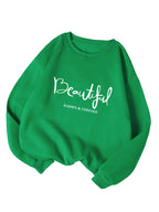 Kotty Women Full Sleeve Round Neck Printed Sweatshirt