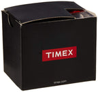 Timex Men's Expedition Scout 40mm Watch - Black Case Black Dial with Brown Leather Strap